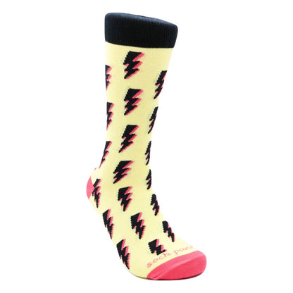 Lightning Bolts Socks (Adult Medium - Women's Shoe Sizes 5 - 10)