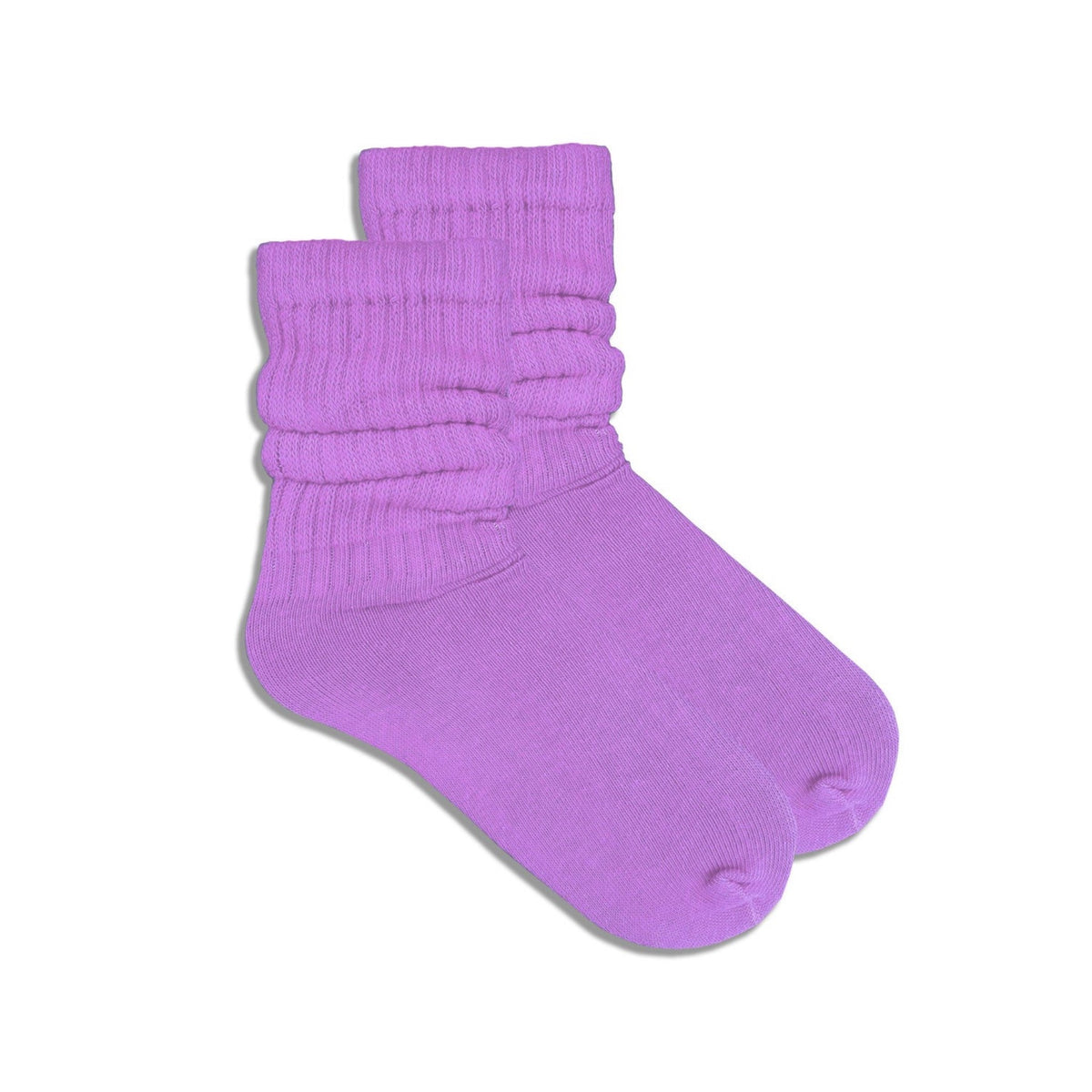 Lilac (Lavender) Slouch Socks (Adult Medium - Women's Shoe Sizes 5 - 10)