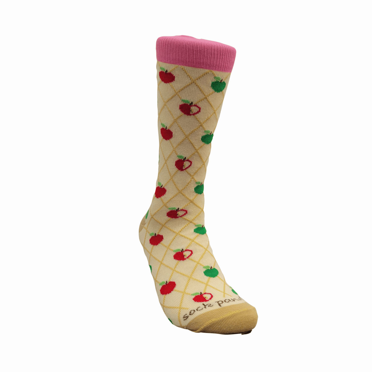 Love Apple Pattern Socks from the Sock Panda (Adult Medium - Women's Shoe Sizes 5 - 10)