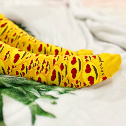 Love Eye Emoji Patterned Socks from the Sock Panda (Adult Medium - Women's Shoe Sizes 5 - 10)