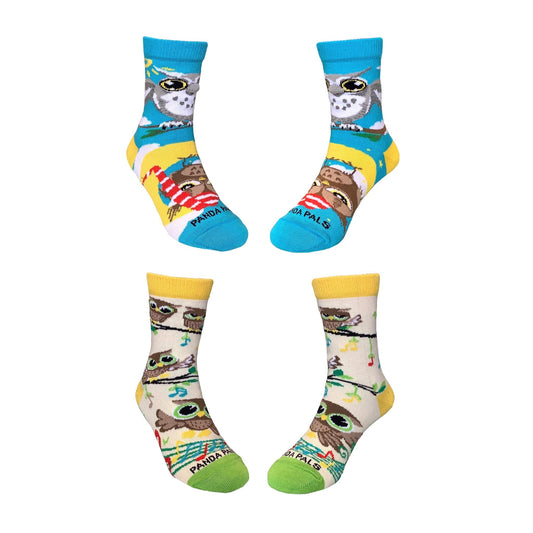 Magical Owls Socks (Set of Two) (Ages 3 - 7) from the Sock Panda