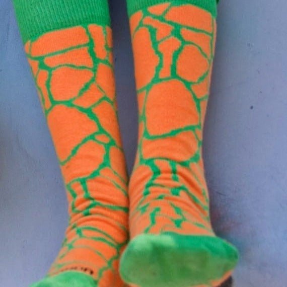 Magnificent Giraffe Pattern Socks (Adult Small - Shoe Sizes 2 - 5)