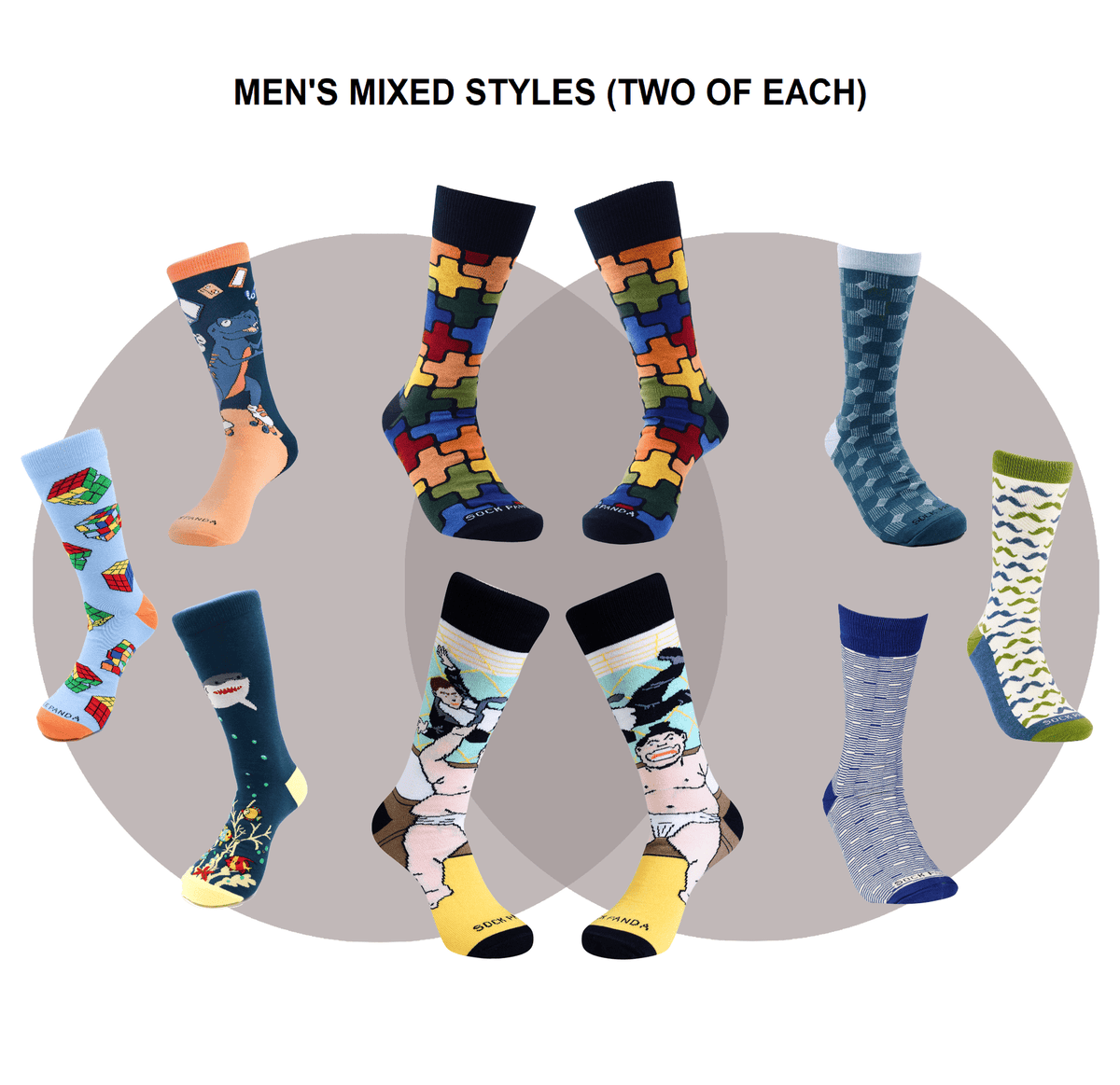 Men's Gift Sets (4-Pack) from the Sock Panda