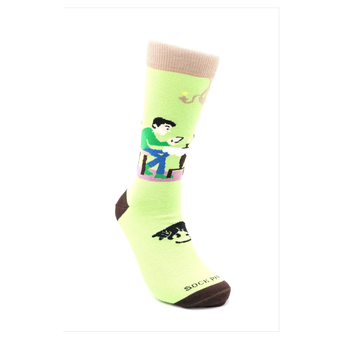Modern Date - Texting While Eating Socks - Sock Panda