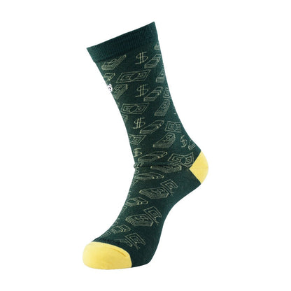 Money Socks from the Sock Panda (Adult Medium - Women's Shoe Sizes 5 - 10)