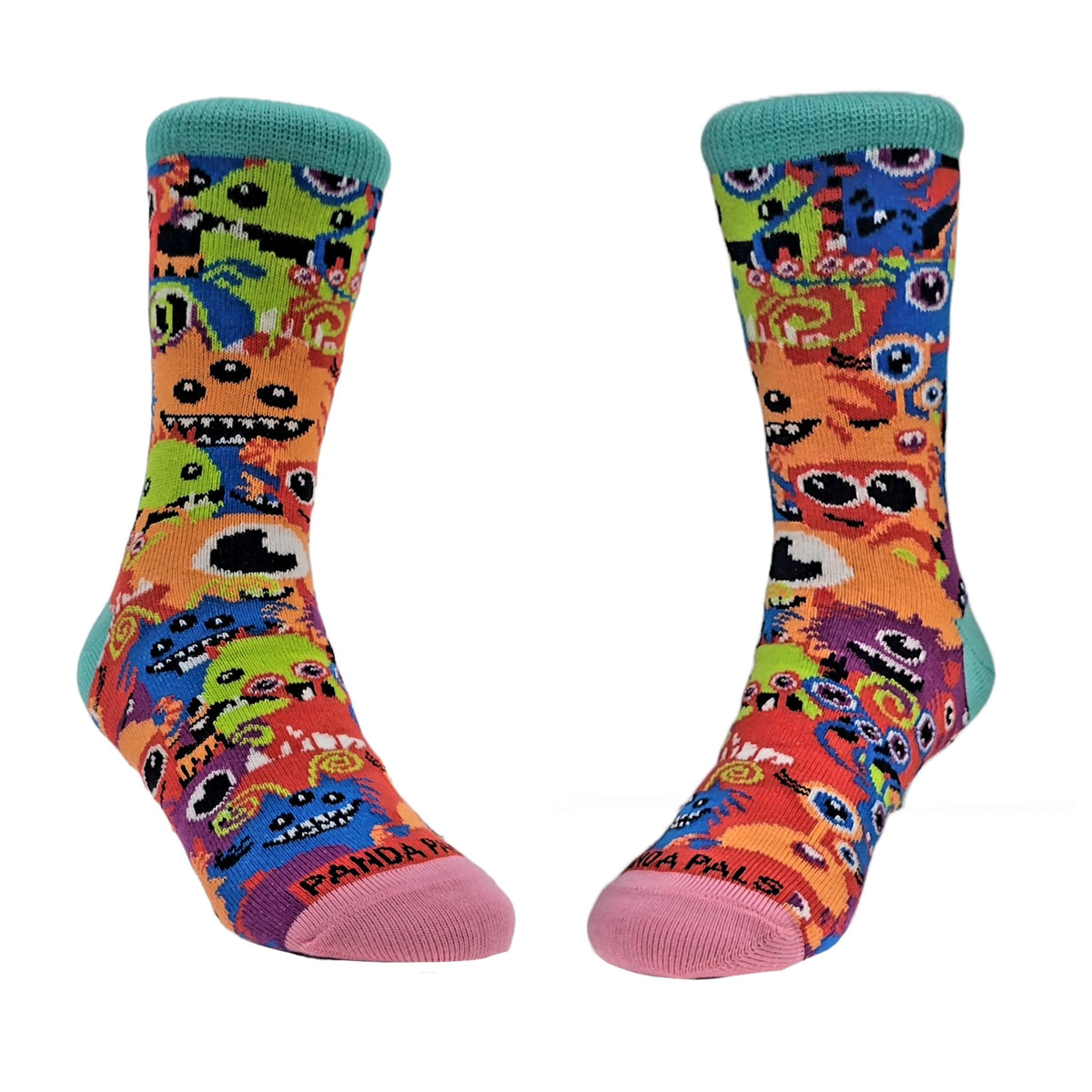 Monster Face Pattern Socks from the Sock Panda (Ages 3 - 7)