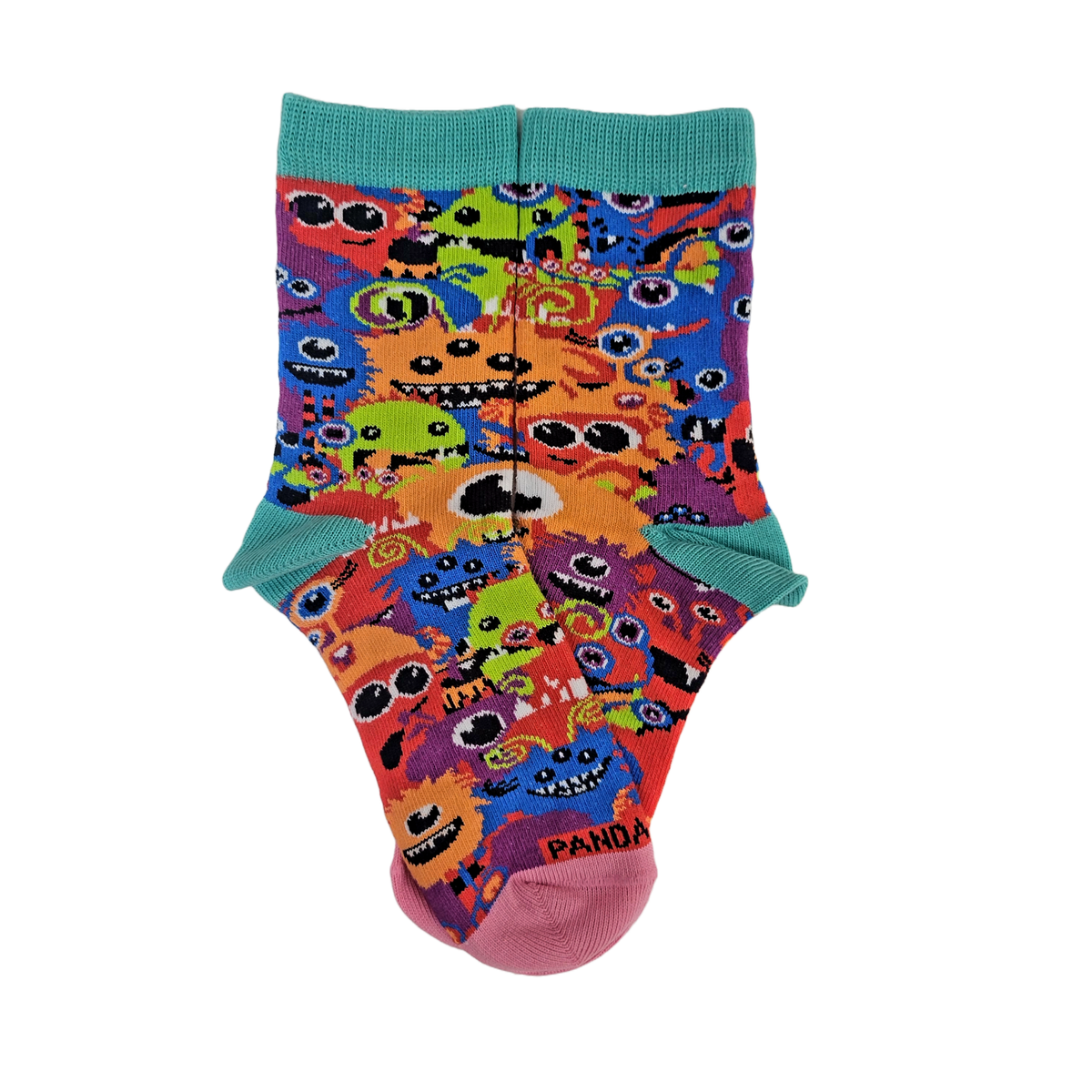 Monster Face Pattern Socks from the Sock Panda (Ages 3 - 7)