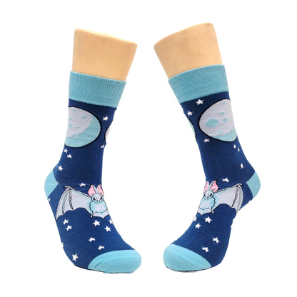 Night Bat Socks Set (Adult Medium) - 2 - Pack