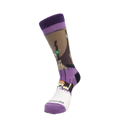 Nightmare Witch in the Closet Socks from the Sock Panda (Adult Medium - Women's Shoe Sizes 5 - 10)