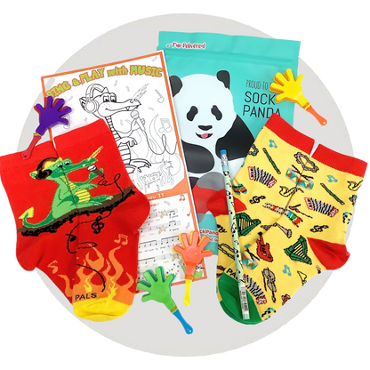 Panda Pals Kids Sock Subscription (Ages 3 - 7)