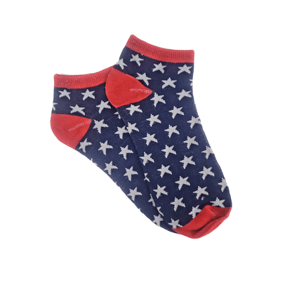Patriotic Ankle Socks (Adult Large - Men's Shoe Sizes 8 - 12)