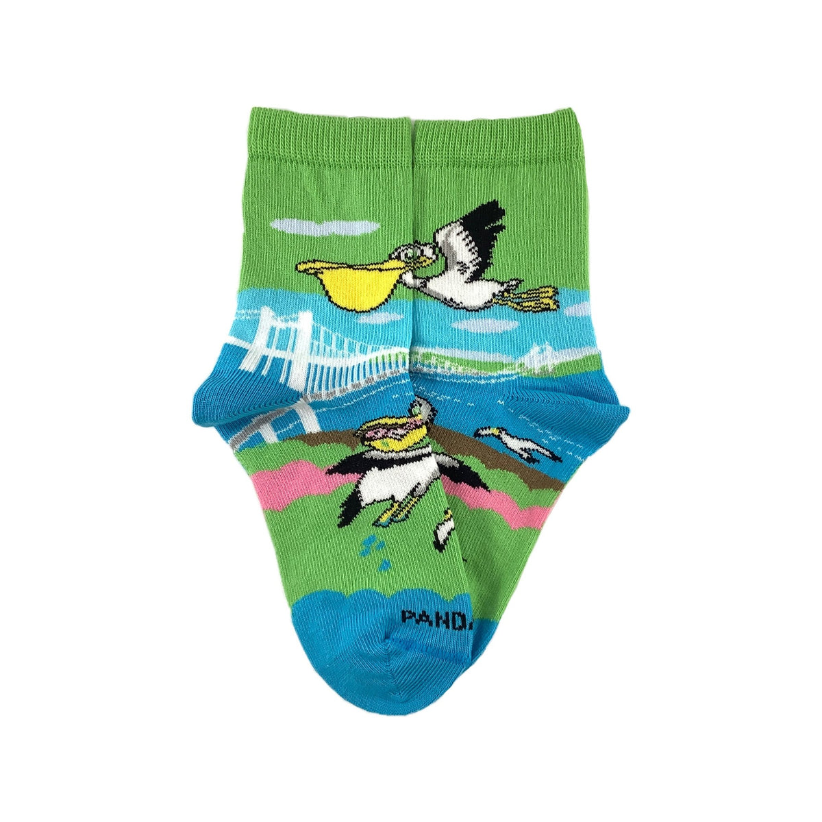 Pelican Flying Over The Bridge Sock (Ages 3 - 7) from the Sock Panda