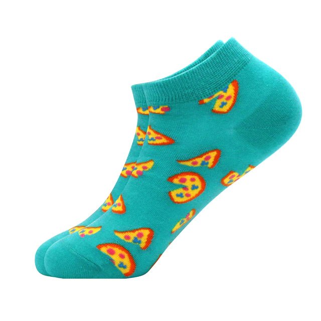 Pizza Patterned Socks (Adult Medium - Women's Shoe Sizes 5 - 10)