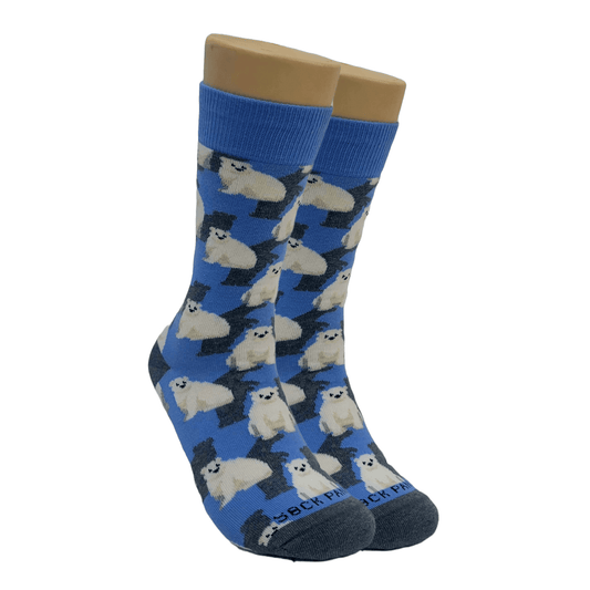 Polar Bear Patterned Socks (Adult Small - Shoe Sizes 2 - 5)