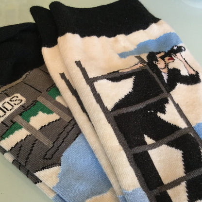 Powerful Woman Socks from the Sock Panda (Adult Medium)