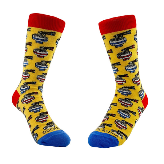 Ramen Socks from the Sock Panda (Adult Small - Shoe Sizes 2 - 5)