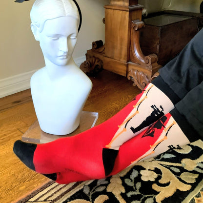 Red Carpet Socks from the Sock Panda