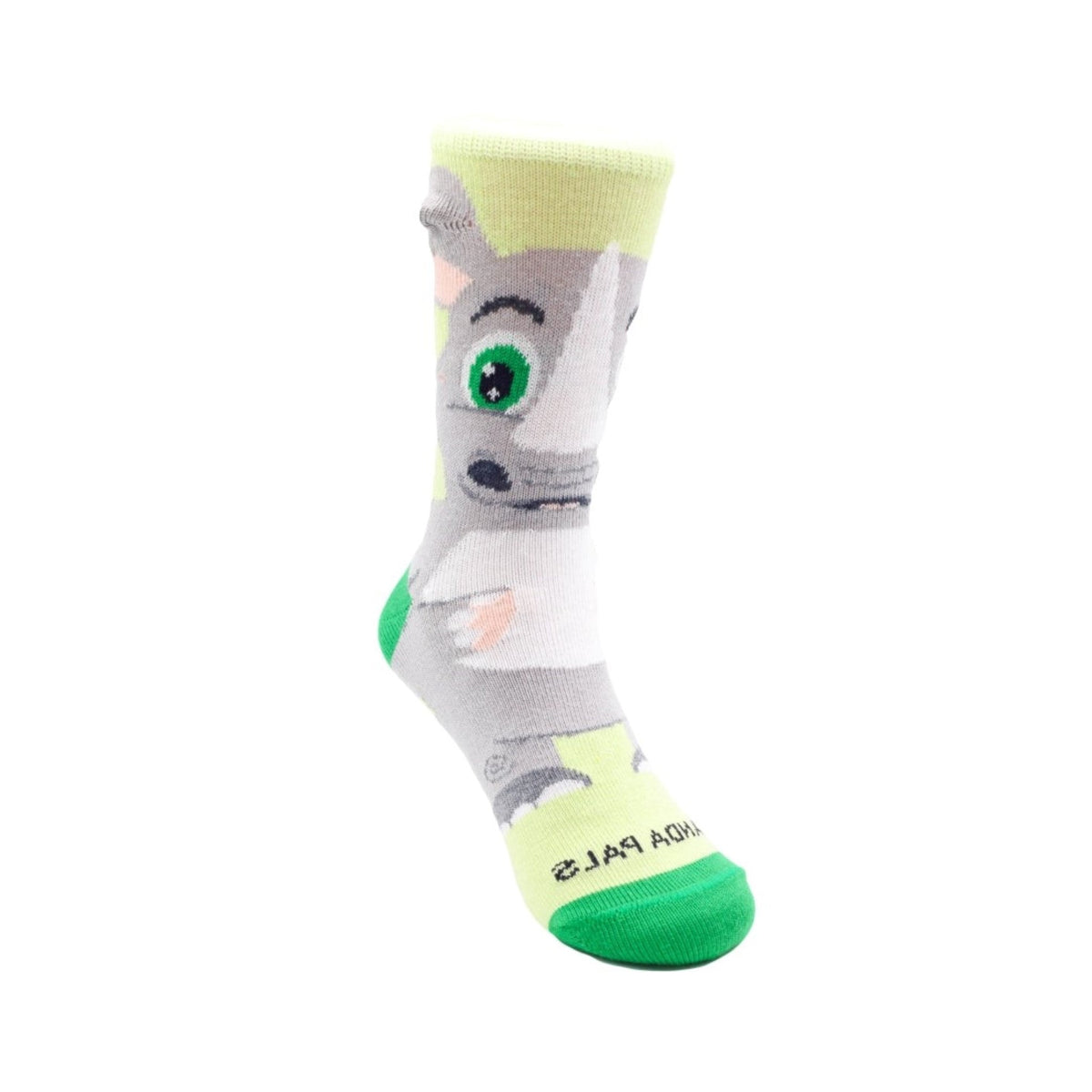 Reggie the Rhino Socks (Ages 3 - 7)