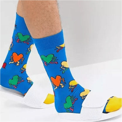 Running Heart Socks from the Sock Panda