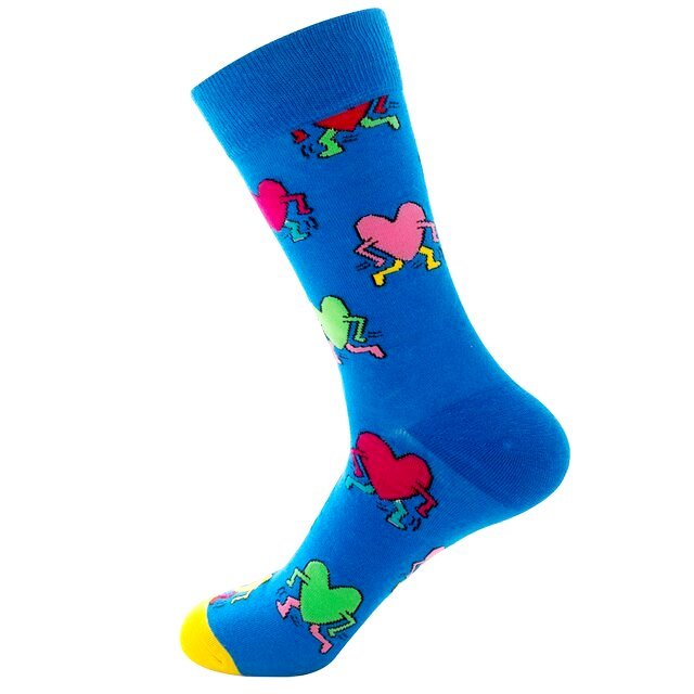 Running Heart Socks from the Sock Panda