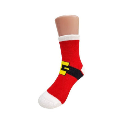 Santa's Belt Socks for Kids (Ages 6 mo. to 7 yr)