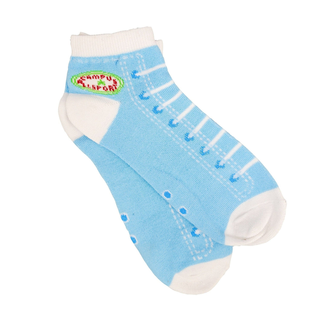 Sneaker Pattern Ankle Socks (Adult Medium - Women's Shoe Sizes 5 - 10)