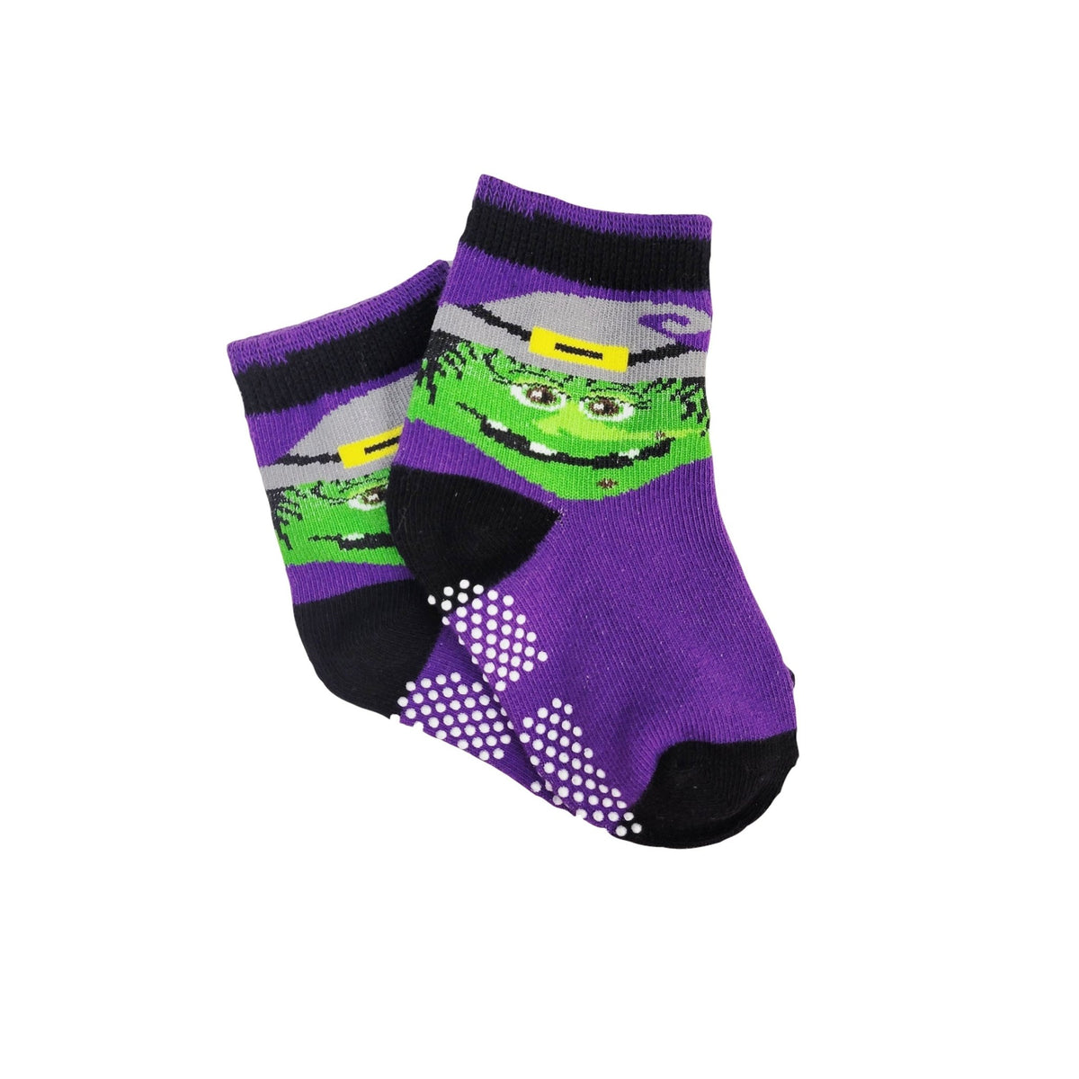 Spooky Halloween Kids Socks (Ages 1 - 2 Non - Skid) or (Ages 3 - 5, 5 - 7)