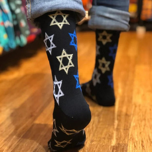 Star Of David Socks (Men's and Women's Sizes)