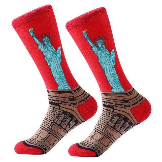 Statue of Liberty Sock