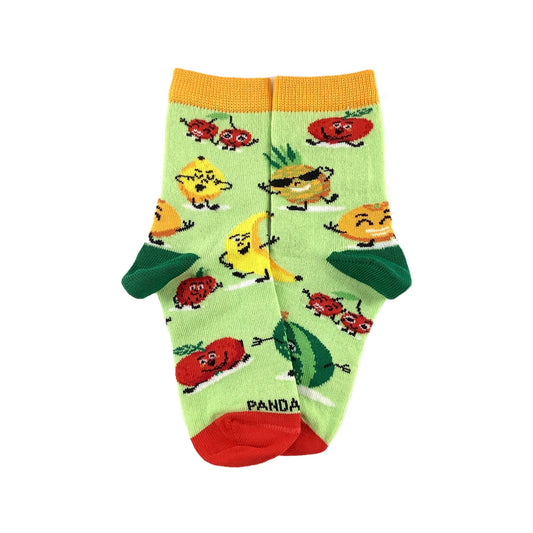Super Happy Fruit Pattern Socks from the Sock Panda (Ages 3 - 7)
