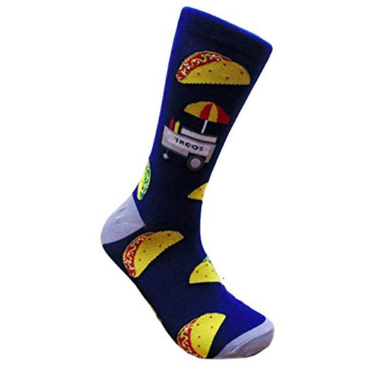 Taco Stand Socks (Adult Large - Men's Shoe Sizes 8 - 12)
