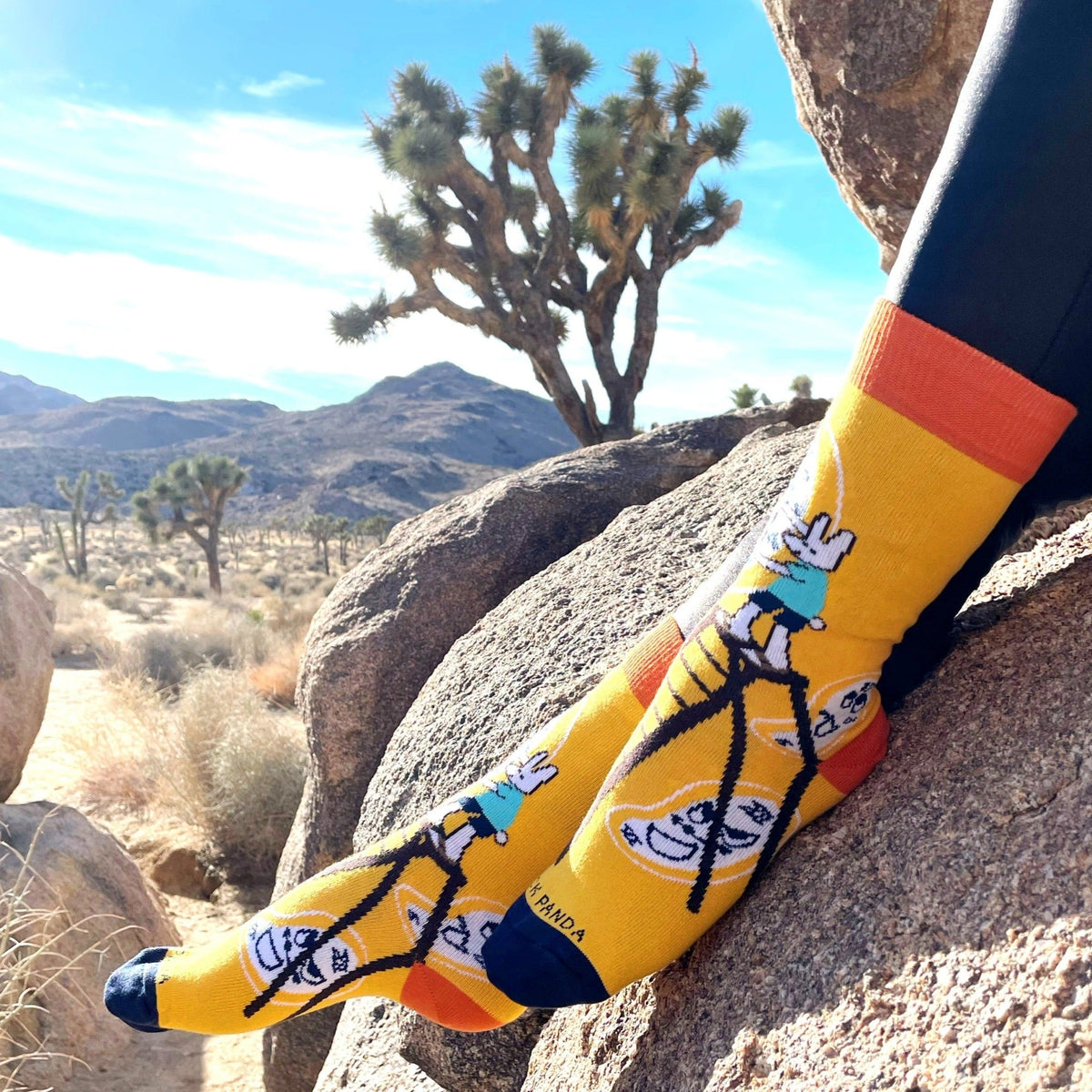 The Matrix Dali­ Bunny Rabbit Time Socks from the Sock Panda (Adult Small - Shoe Sizes 2 - 5)
