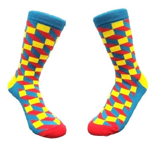 Three Dimensional (3D) Patterned Socks from the Sock Panda (Adult Medium - Women's Shoe Sizes 5 - 10)