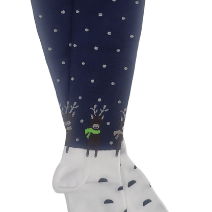 Three Reindeer Knee High (Compression Socks) S/M
