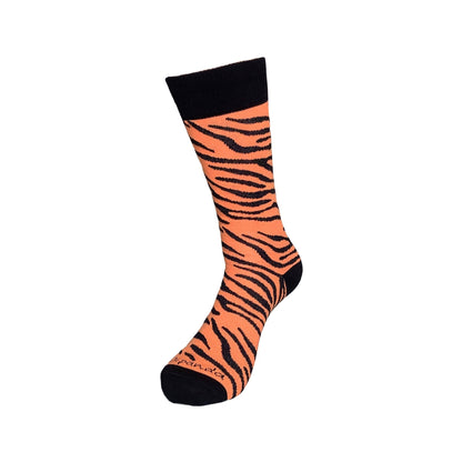 Tiger Striped Socks from the Sock Panda (Adult Medium - Women's Shoe Sizes 5 - 10)
