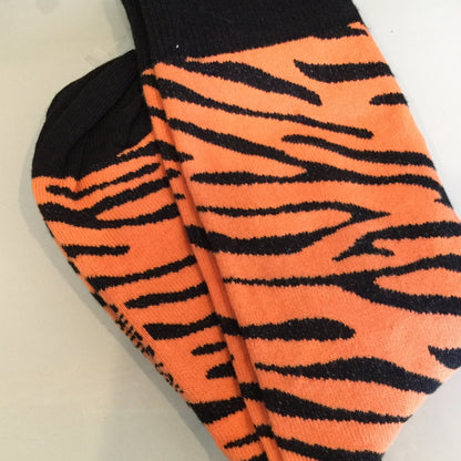 Tiger Striped Socks from the Sock Panda (Adult Medium - Women's Shoe Sizes 5 - 10)