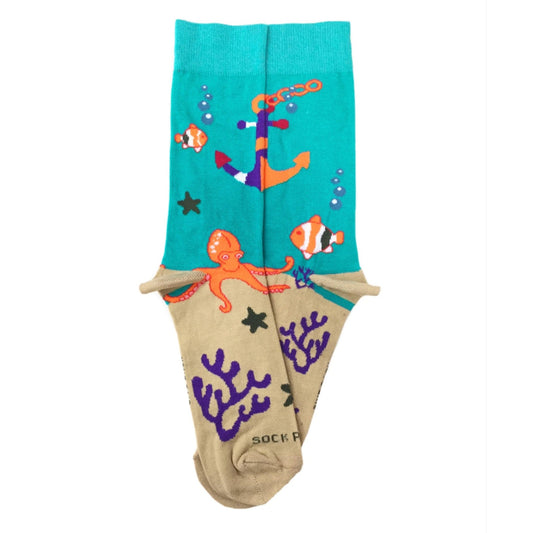 Under the Sea Anchor and Octopus Socks from the Sock Panda