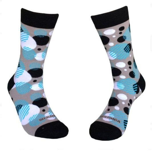 Unique Bubble Circle Pattern Socks from the Sock Panda