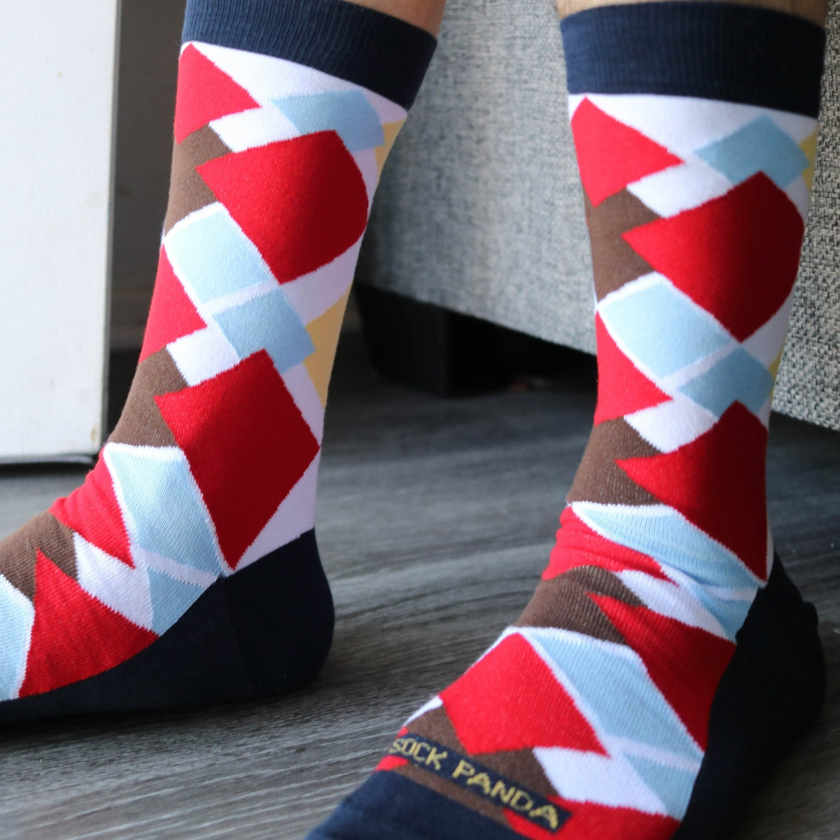 Unique Diamond Argyle Pattern Socks from the Sock Panda