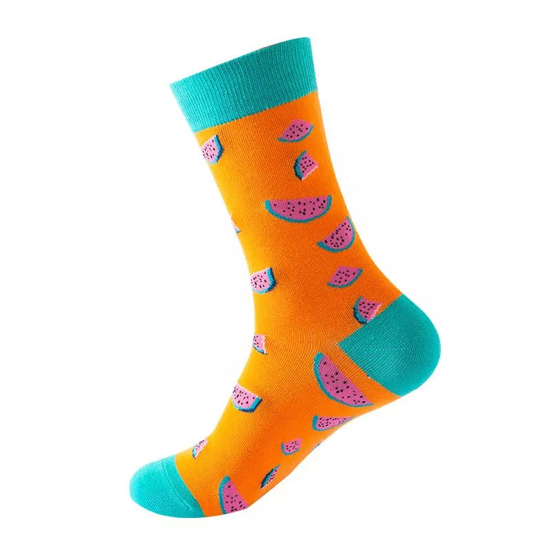 Watermelon Patterned Socks from the Sock Panda (Adult Medium - Women's Shoe Sizes 5 - 10)