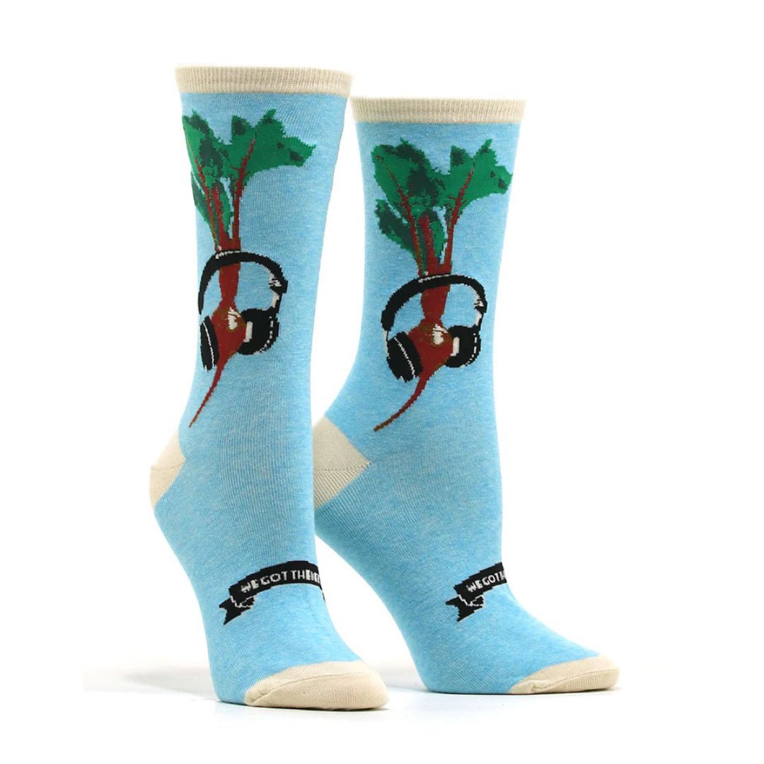 We Got the Beet Socks (Adult Medium - Women's Shoe Sizes 5 - 10)