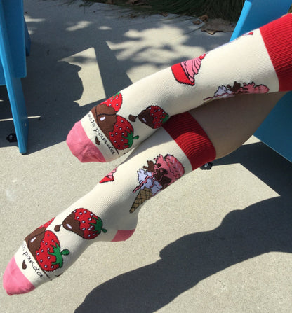 What is for Dessert Socks from the Sock Panda (Adult Medium)