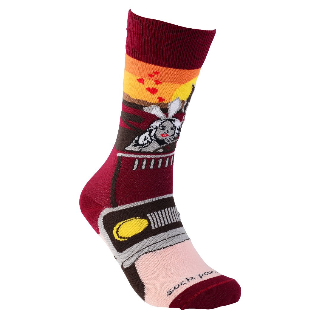 Wild Love Rabbits Socks (Adult Medium - Women's Shoe Sizes 5 - 10)