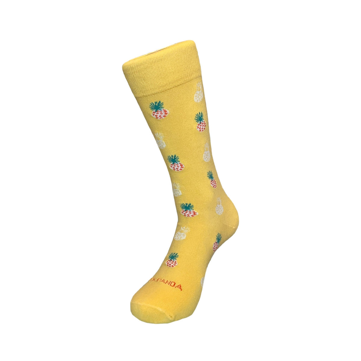 Yellow Pineapple Patterned Socks from the Sock Panda (Adult Medium - Women's Shoe Sizes 5 - 10)