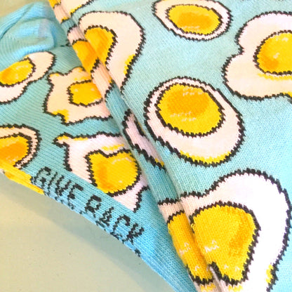 Yummy Eggs Socks from the Sock Panda