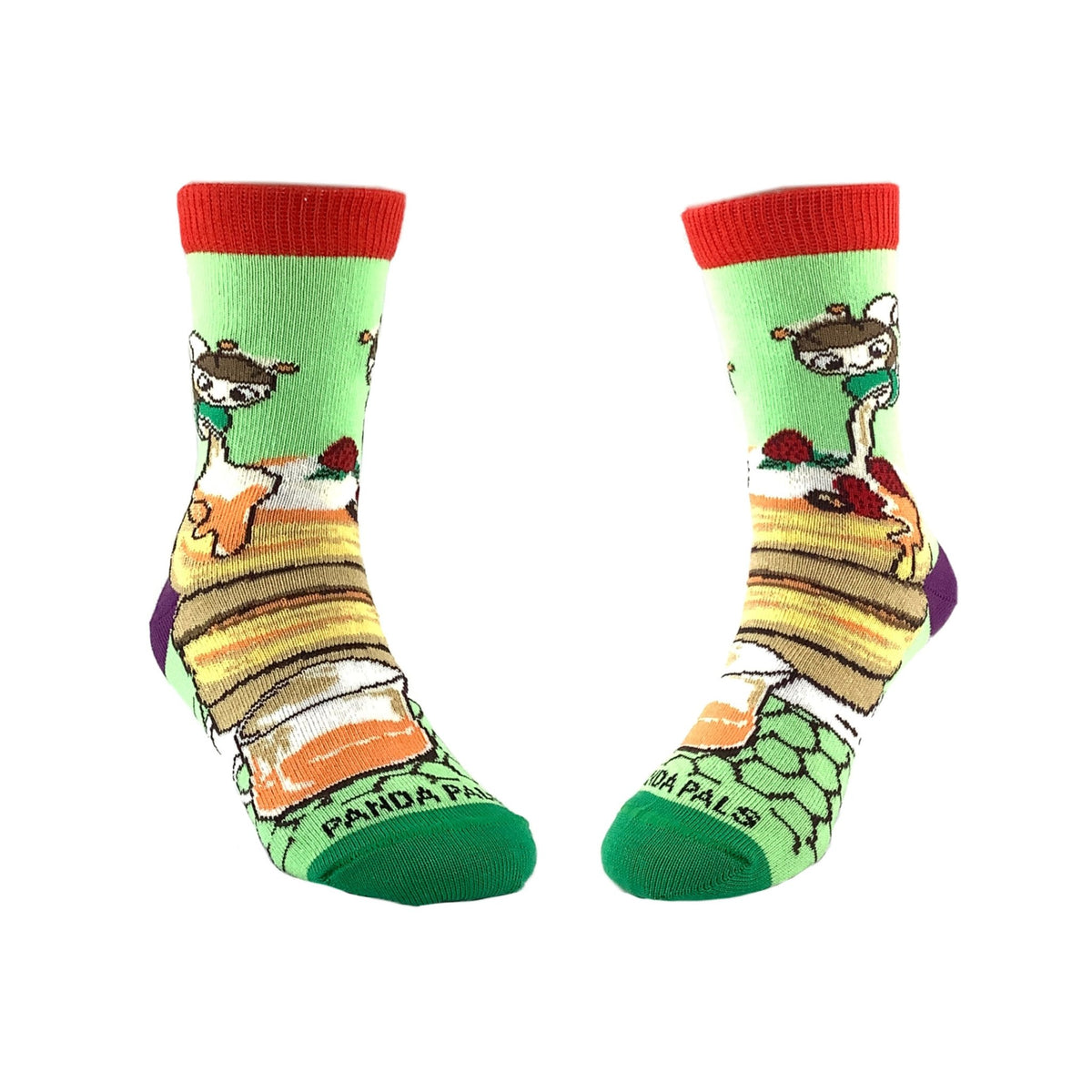 Yummy Pancake Breakfast Bee Honey Sock (Ages 3 - 7) from the Sock Panda